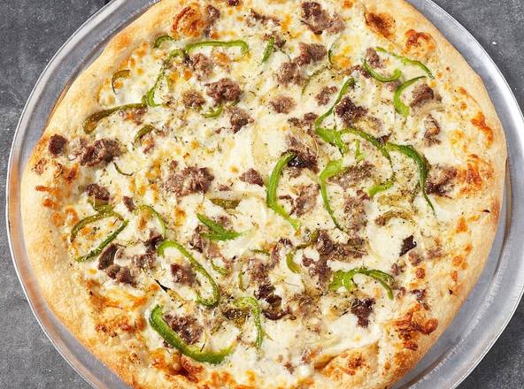 Order Philly Cheese Steak Pizza food online from Mama's Pizza & Pasta store, Matthews on bringmethat.com
