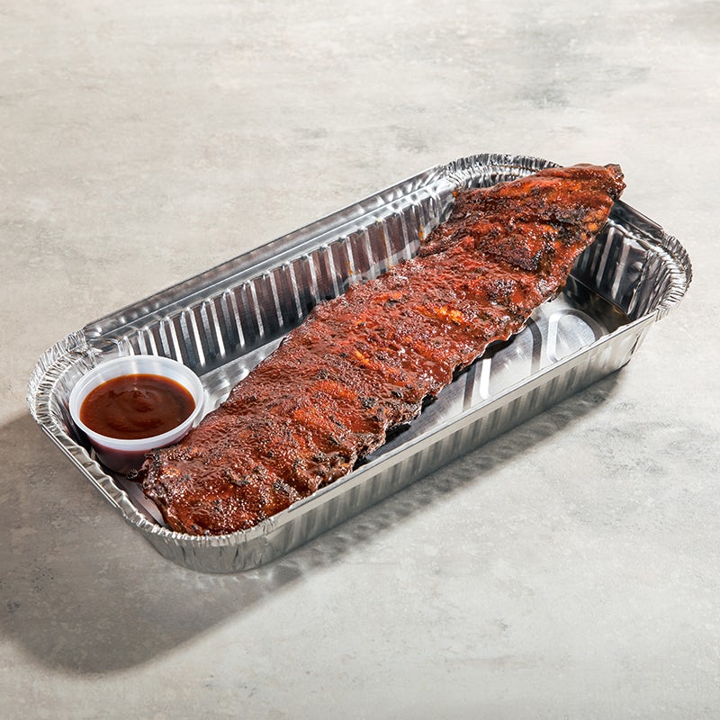 Order HEAT & SERVE - RACK OF BABY BACK RIBS food online from Norms store, Riverside on bringmethat.com