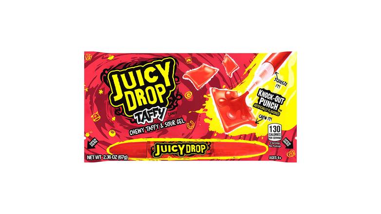 Order Juicy Drop Knock-Out Punch Taffy Candy food online from Red Roof Market store, Lafollette on bringmethat.com