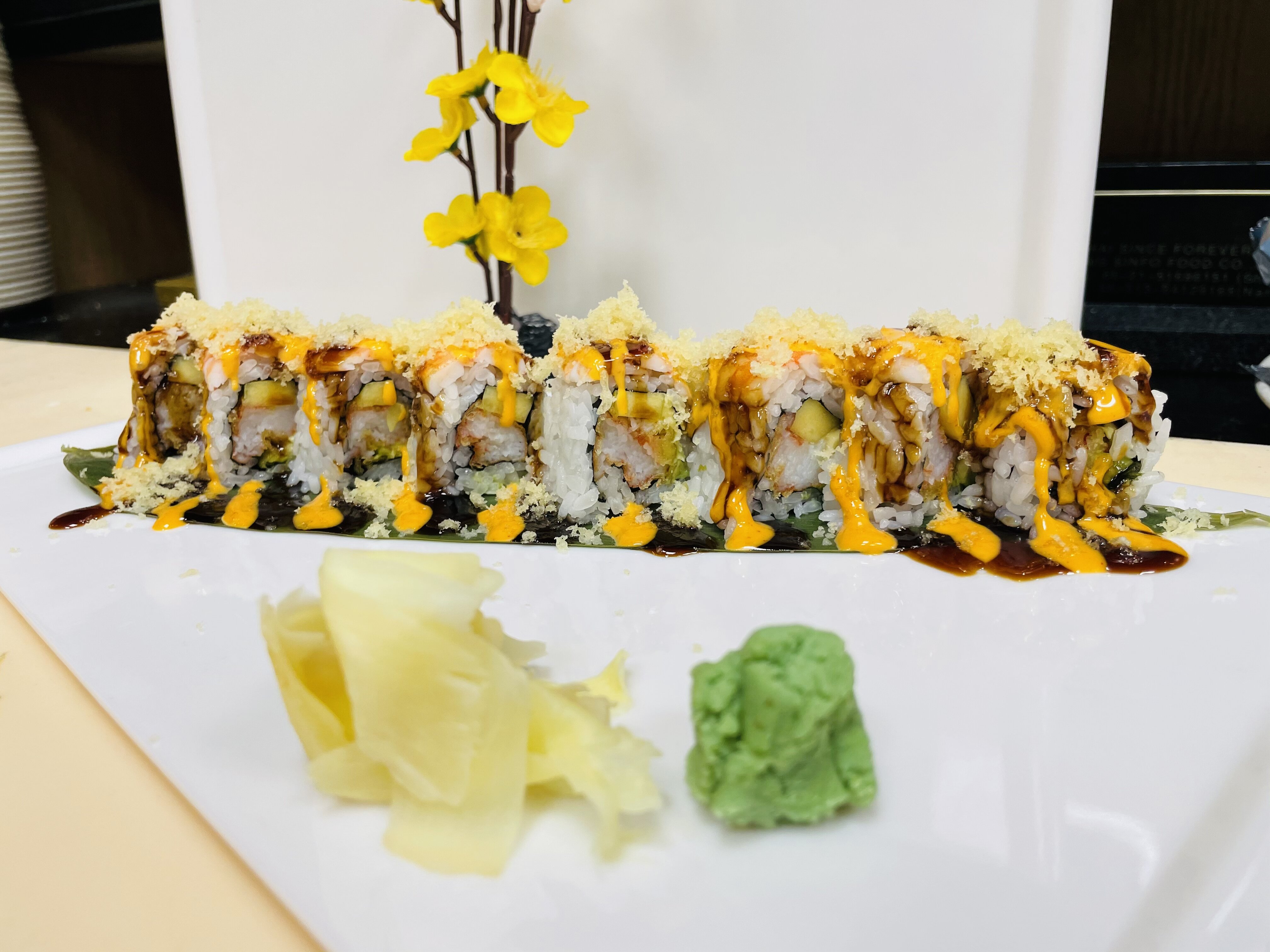 Order S5. Ocean Roll food online from Asian Cuisine & Sushi Bar store, Salt Lake City on bringmethat.com
