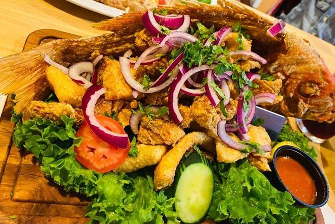 Order Chicharron de pargo food online from Karina Mexican Seafood store, National City on bringmethat.com