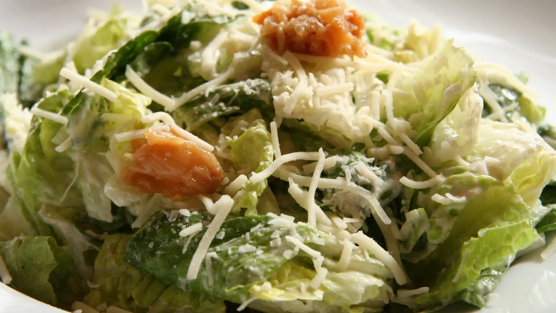 Order Caesar Salad with Romaine Lettuce food online from Mill Basin Bagel Cafe store, Kings on bringmethat.com