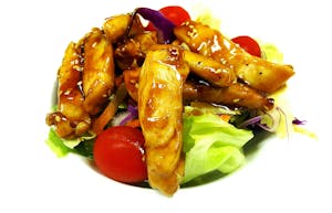 Order L- Japanese Grilled Chicken Salad  food online from Royal Stix Restaurant store, Fayetteville on bringmethat.com