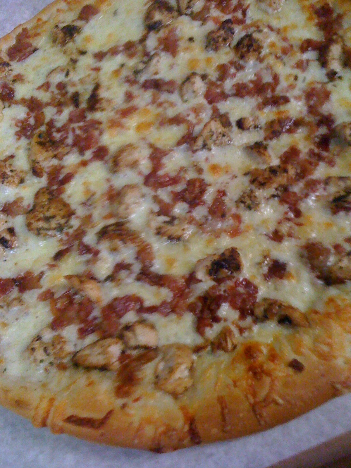 Order The Chicken Ranch Pizza food online from Davids Pizza store, Quincy on bringmethat.com