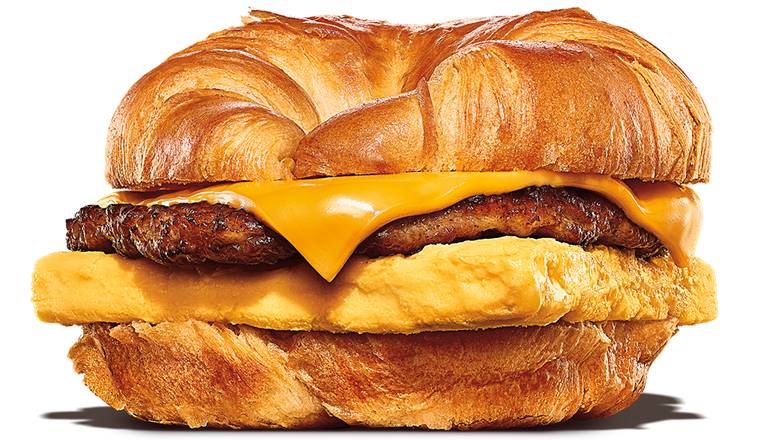 Order Sausage Egg & Cheese Croissan'wich food online from Burger King store, Rumford on bringmethat.com