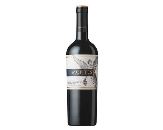 Order Montes Wines, Limited Selection Cabernet Sauvignon-Carmenère Valle del Colchagua food online from House Of Wine store, New Rochelle on bringmethat.com