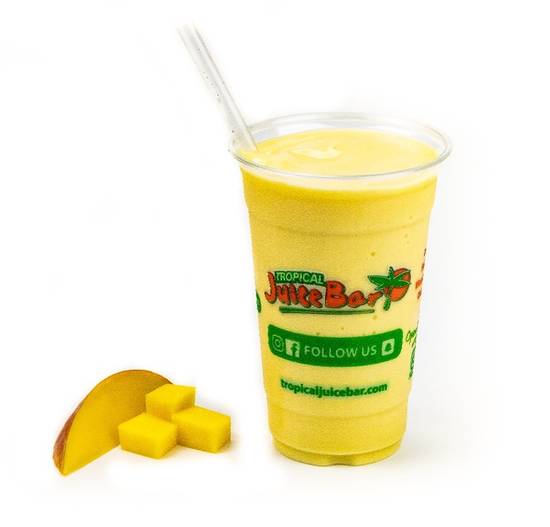 Order Mango Smoothie food online from Tropical Juice Bar store, Passaic on bringmethat.com