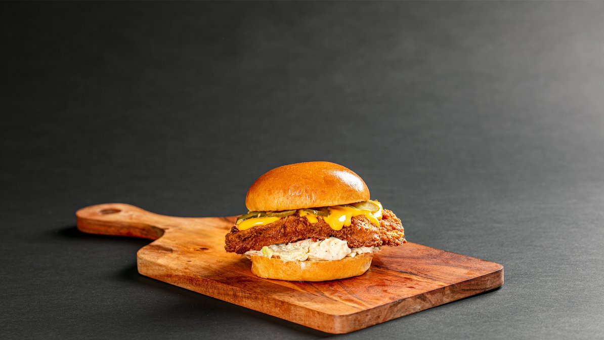 Order Nashville Chicken Sandwich food online from Yoyo Burgers & Chicken store, Anaheim on bringmethat.com