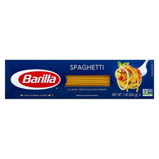 Order Barilla Spaghetti Pasta 16oz food online from Everyday Needs by Gopuff store, Escondido on bringmethat.com