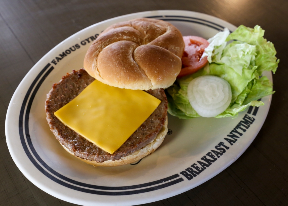 Order Cheese Burger food online from Famous Gyro George store, Maple Heights on bringmethat.com