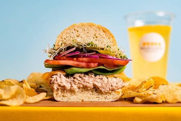 Order Tuna Melt Sub food online from Bailey & Buns store, Houston on bringmethat.com