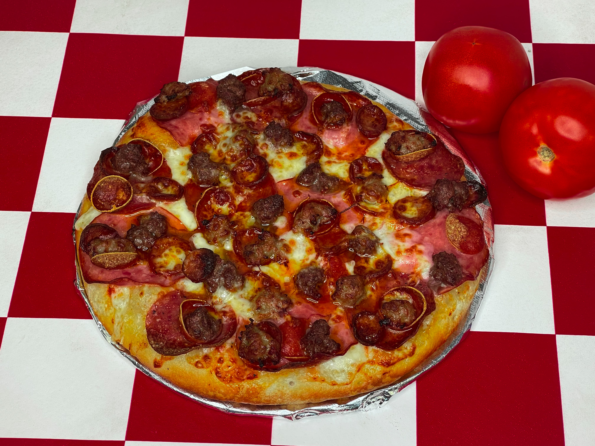 Order Jack’s Meat Lovers Pizza food online from Jackspizza & Wings store, Modesto on bringmethat.com