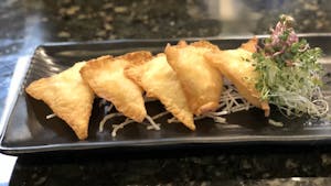Order Cream Cheese Wontons food online from Aki Sushi & Japanese Fusion store, San Jacinto on bringmethat.com