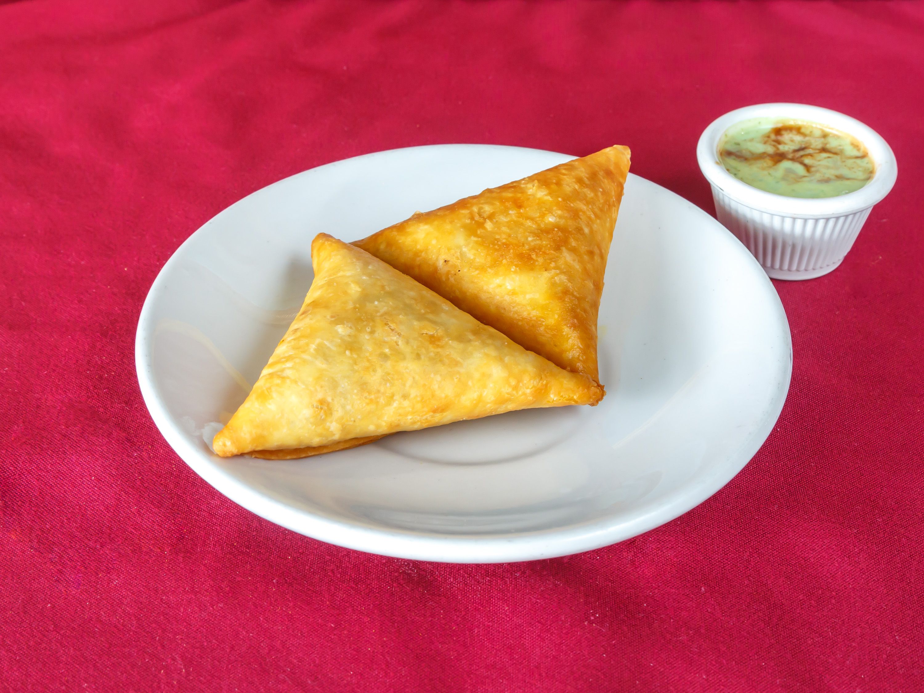 Order 2 Piece Meat Samosa food online from Curry House store, Smyrna on bringmethat.com