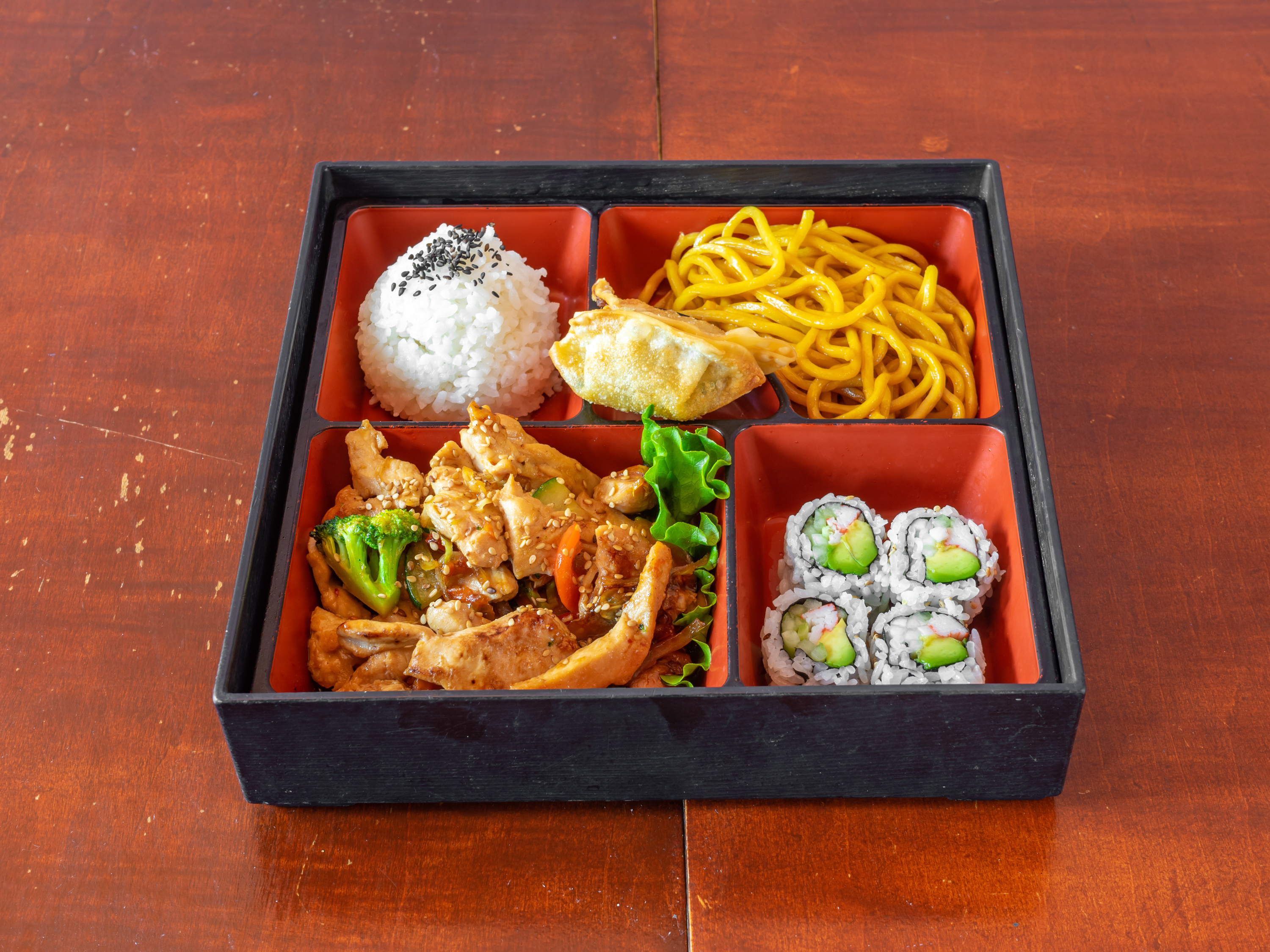 Order Chicken Teriyaki Bento Box Special  food online from Mr Sushi store, Pompton Lakes on bringmethat.com