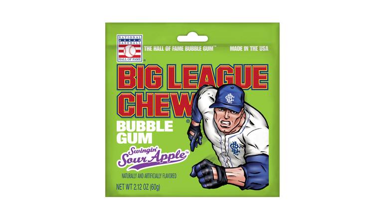 Order Big League Chew Tray - Sour Apple food online from Shell Rock Spring store, Bel Air on bringmethat.com