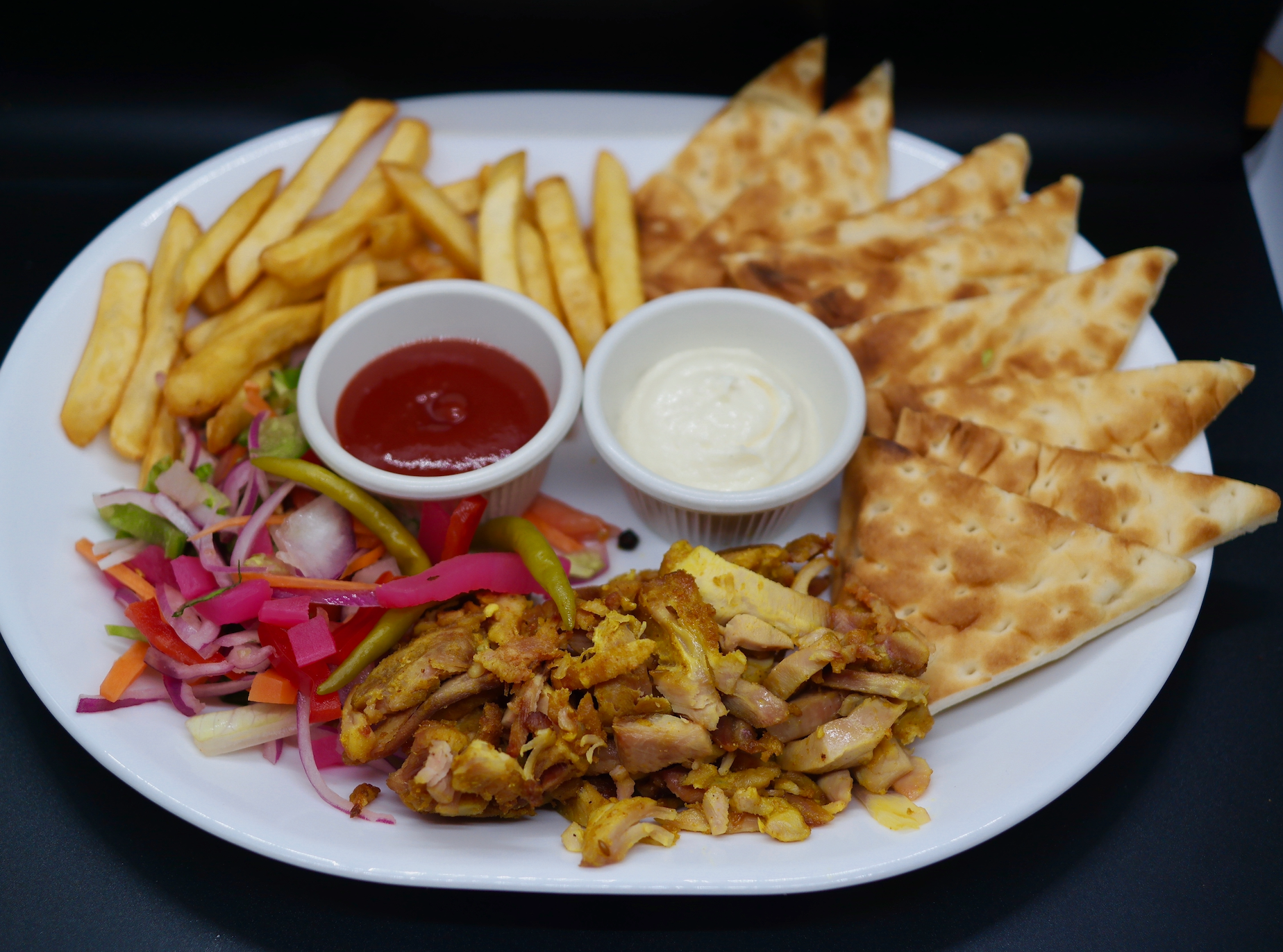 Order Shawarma Platter food online from Anar store, White Plains on bringmethat.com