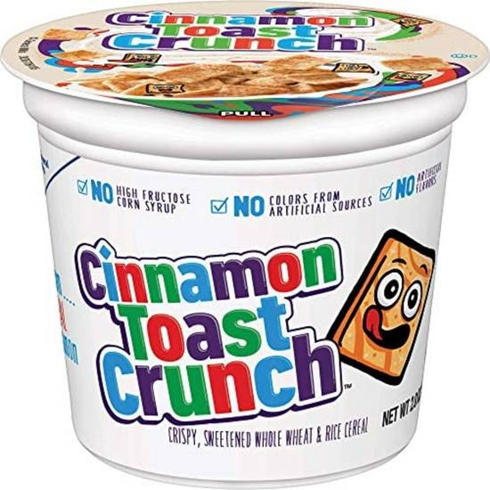 Order Cinnamon Toast Crunch Cereal Cup food online from IV Deli Mart store, Goleta on bringmethat.com