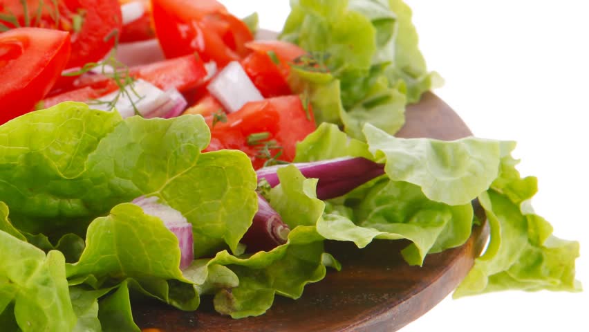 Order Lettuce, Tomato and Onion Salad Plate food online from Picasso Pizza store, New York on bringmethat.com