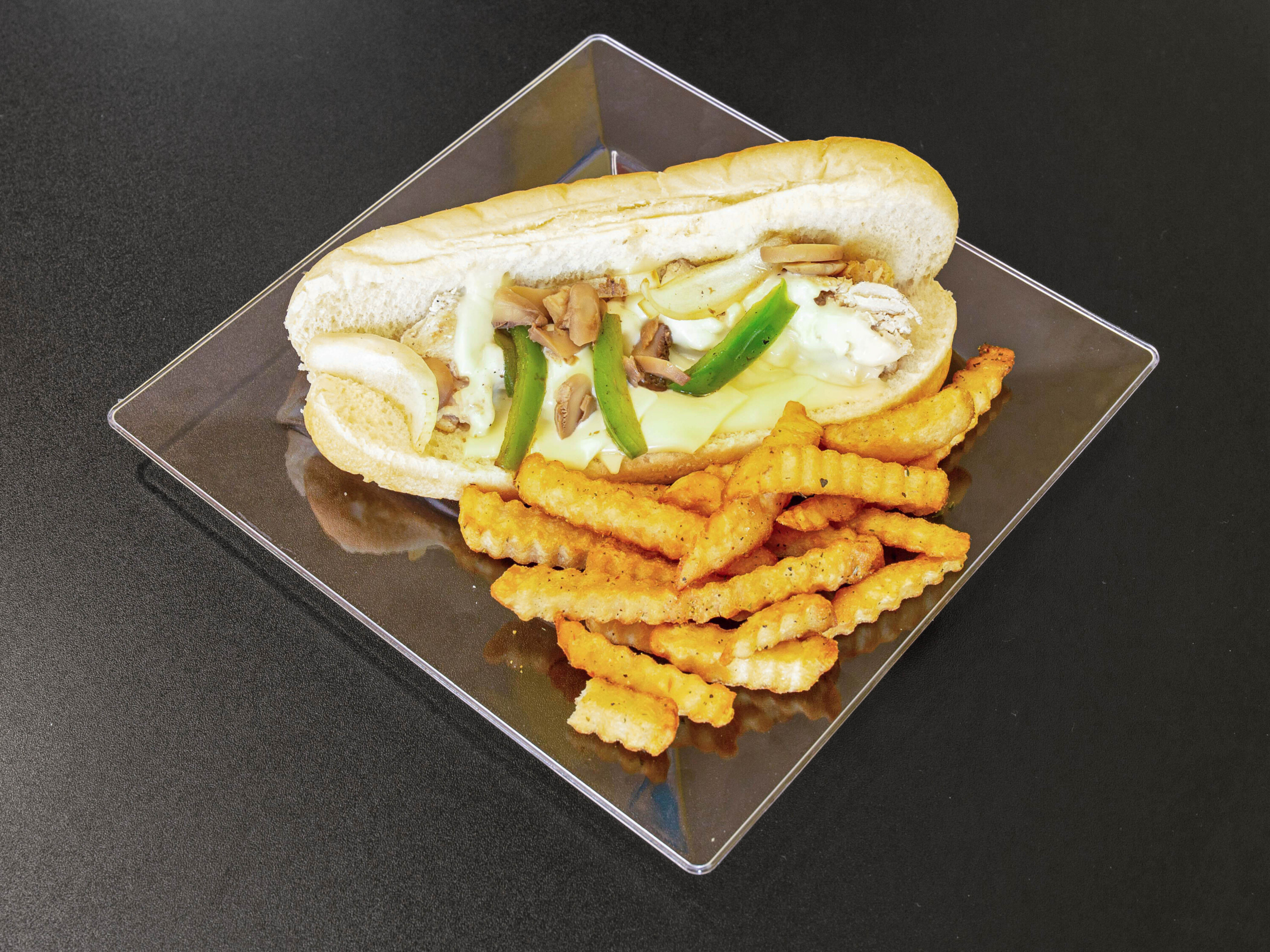 Order Chicken Philly w/ White American Cheese food online from Philly Steak Centeral store, Kansas City on bringmethat.com