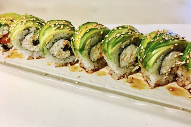 Order Caterpillar Roll (8 pcs) food online from Narumi Sushi store, Lemon Grove on bringmethat.com