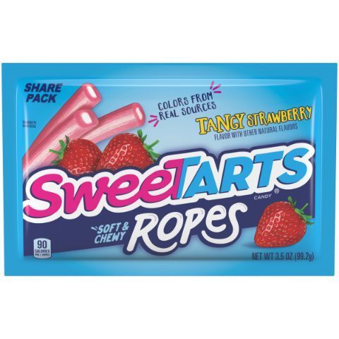 Order SWEETARTS Tangy Strawberry Soft & Chewy Ropes Candy 3.5oz Bag food online from 7-Eleven store, Lavon on bringmethat.com