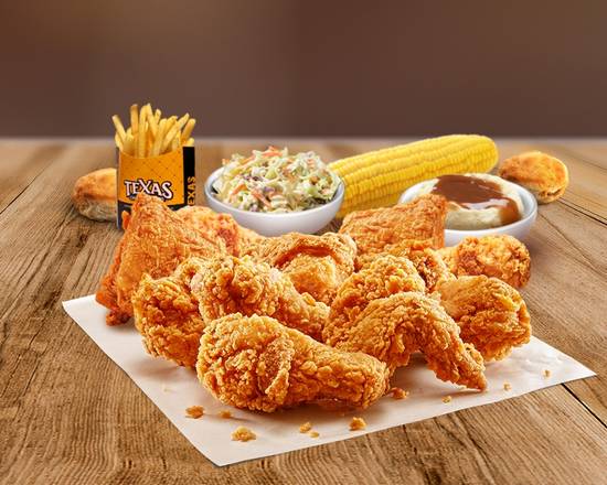 Order 12 Pc Chicken w/ 4 Signature Side's & 6 Biscuit's food online from Texas Chicken & Burgers store, Levittown on bringmethat.com