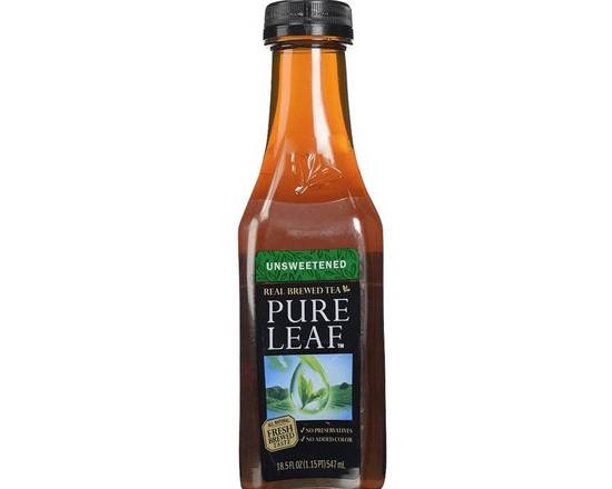 Order Pure Leaf Unsweetened Tea (18.5 oz) food online from Shell store, Gaithersburg on bringmethat.com
