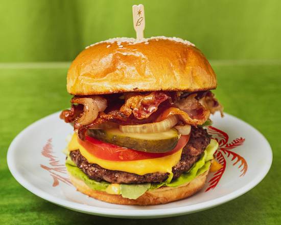 Order Bacon Burger food online from Beverly Hills Burger Bungalow store, West Hills on bringmethat.com