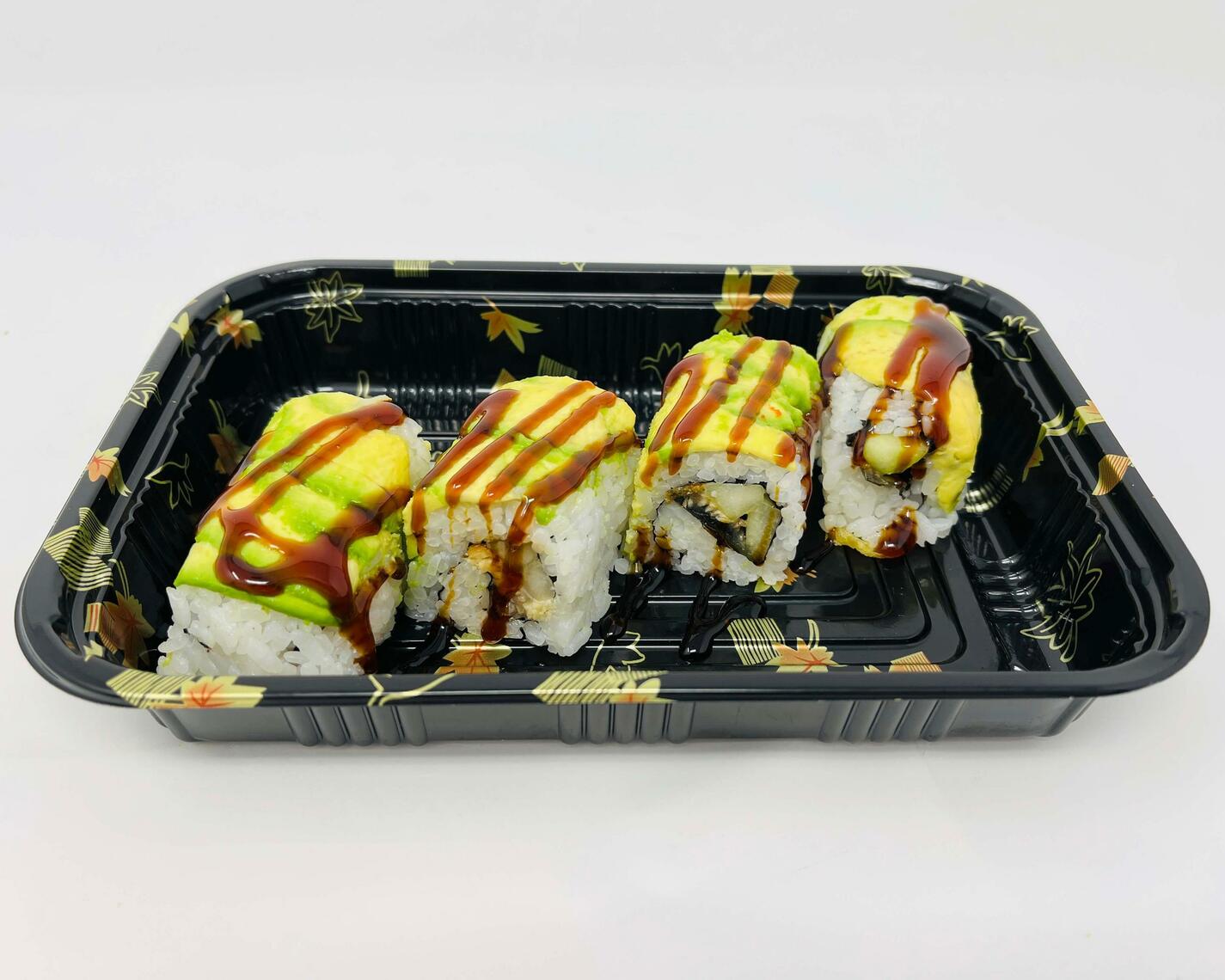 Order Dragon Roll food online from Mad Fish Sushi & Hibachi Grill store, Summerville on bringmethat.com