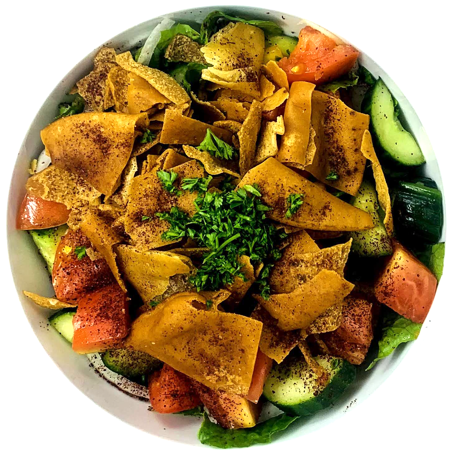 Order Fattoush Salad food online from Levant Kitchen store, Canton on bringmethat.com