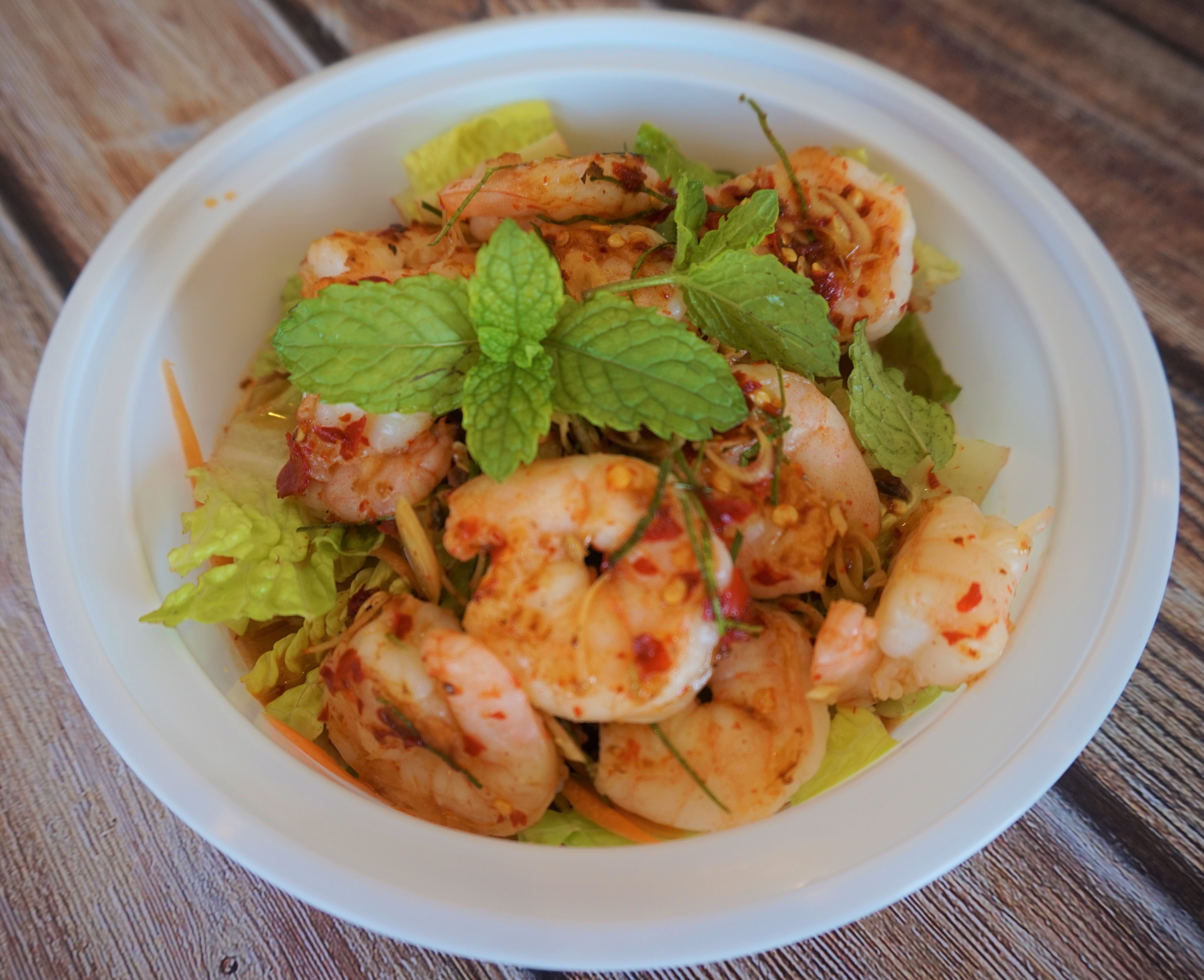 Order Pla Koong Salad food online from Iyara Thai Cuisine store, Houston on bringmethat.com