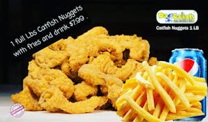 Order L Catfish nugget(special) food online from Da Catch Fish & Chicken store, Rockford on bringmethat.com