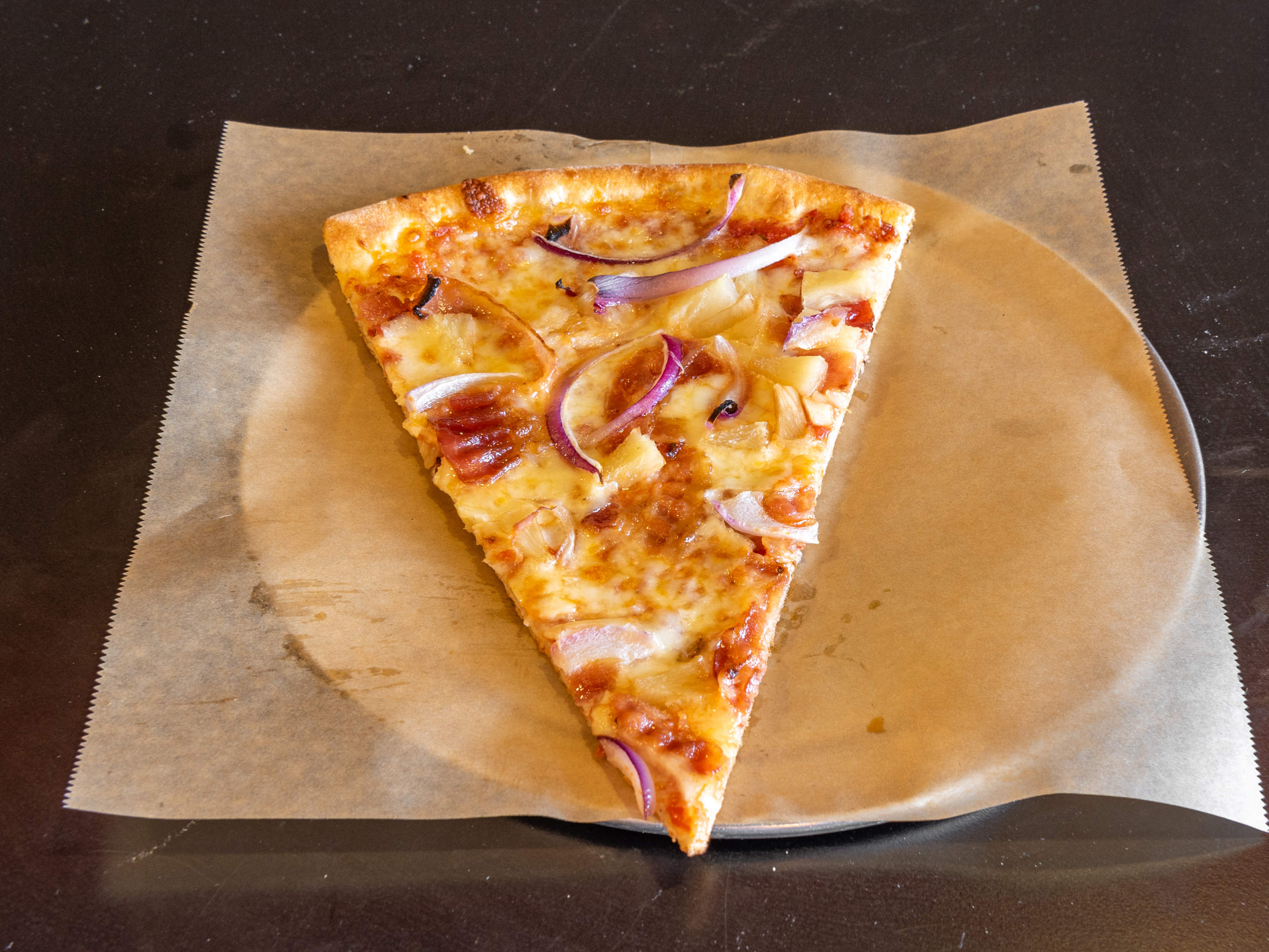 Order Hawaiian Bacon Pie food online from Pazzo's Pizza store, San Diego on bringmethat.com
