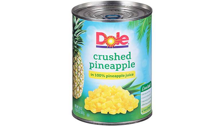 Order Dole Canned Crushed Pineapple in 100% Fruit Juice food online from Star Variety store, Cambridge on bringmethat.com