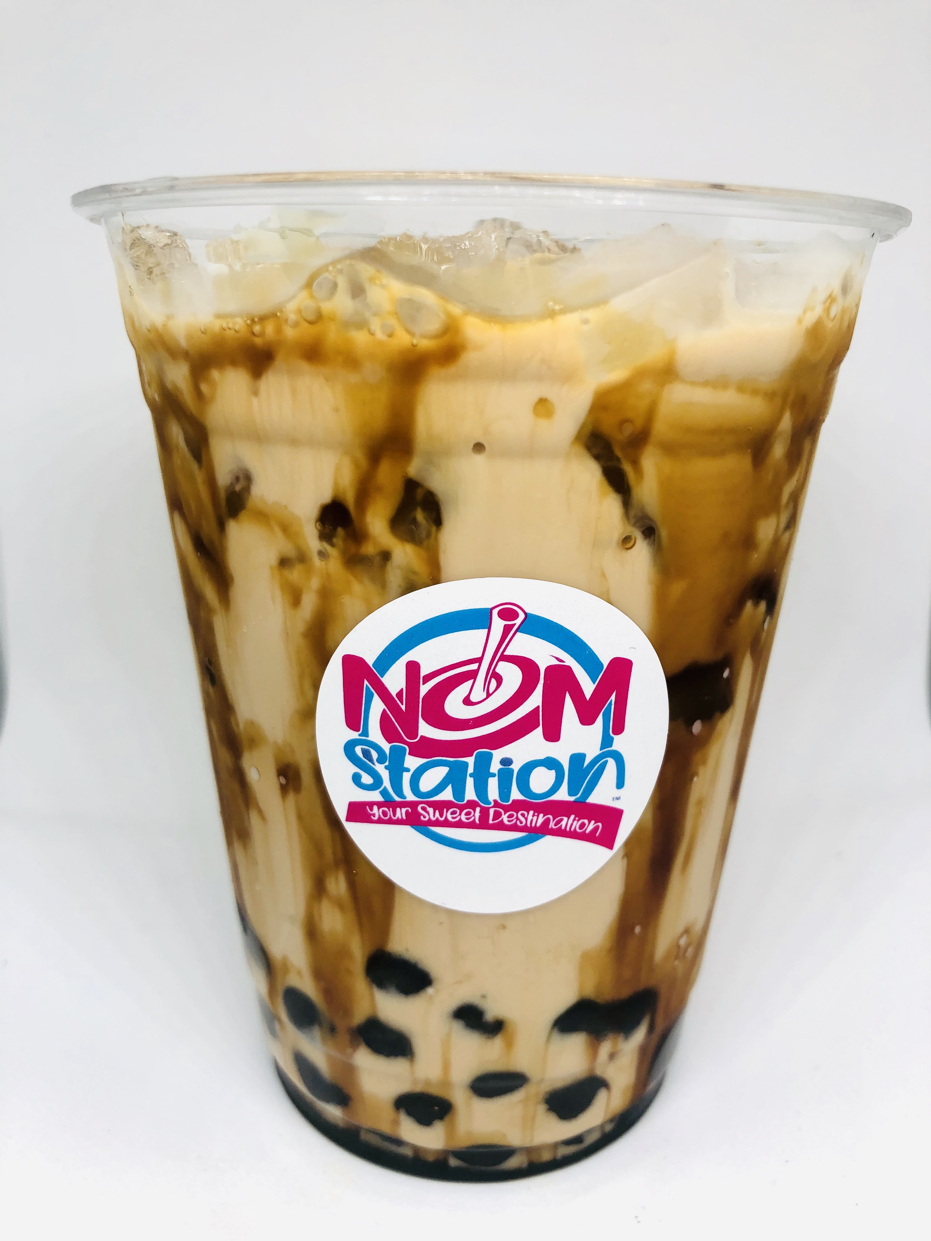 Order Brown Sugar Milk Tea food online from Nom Station store, Marietta on bringmethat.com