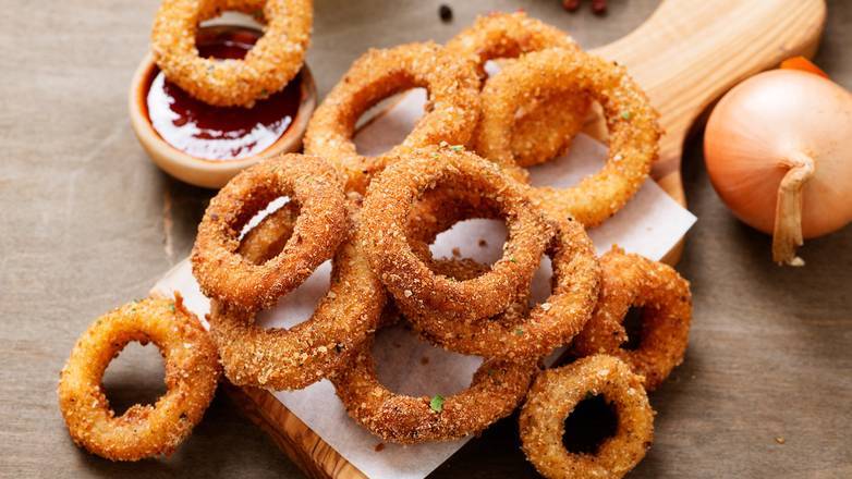 Order Thick Cut Onion Rings food online from The Burger Co store, Detroit on bringmethat.com