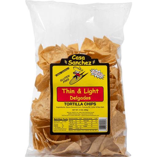 Order Casa Sanchez Thin Tortilla Chips (14 OZ) 31393 food online from Bevmo! store, Albany on bringmethat.com