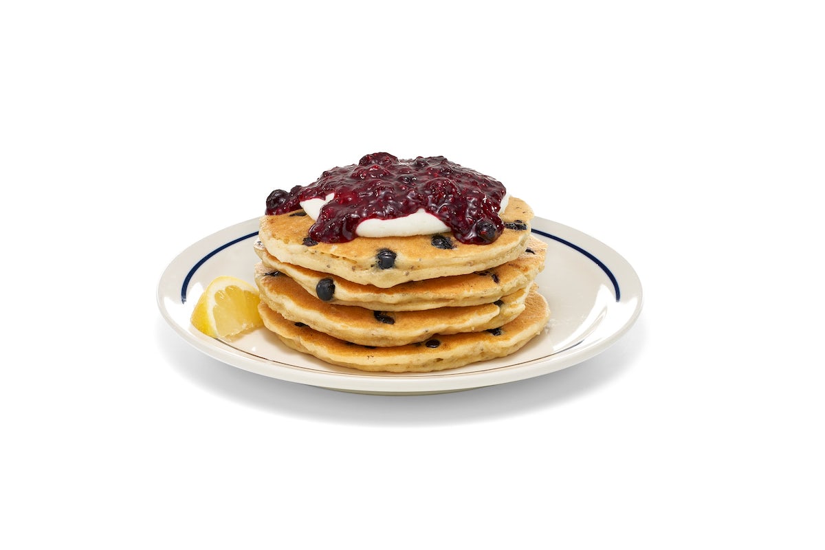 Order NEW! Protein Pancakes - Lemon Ricotta Mixed Berry food online from Ihop store, Cincinnati on bringmethat.com