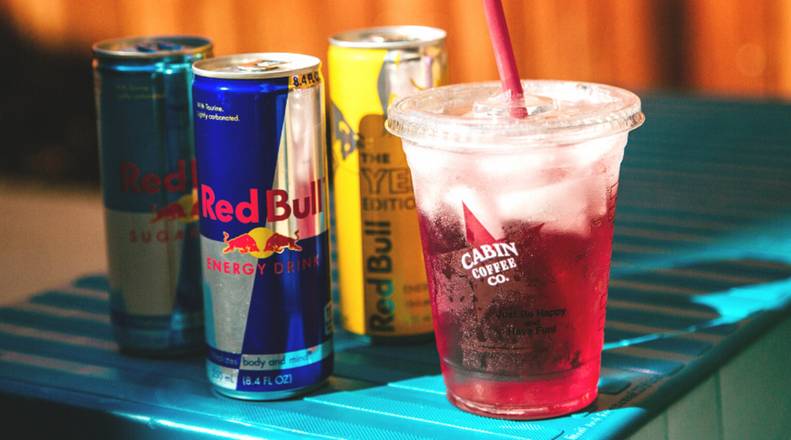 Order Build your own Red Bull Infusion (18oz Only) food online from Cabin Coffee store, La Crosse on bringmethat.com