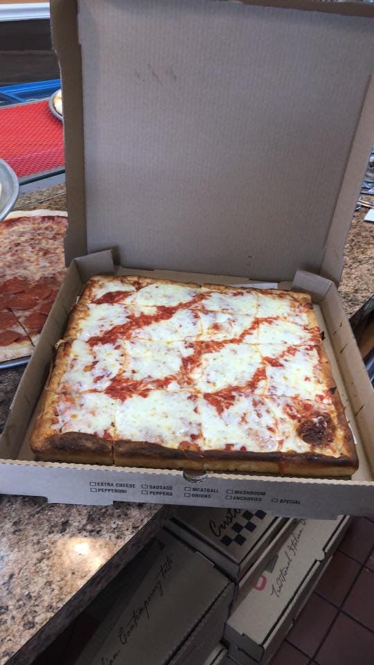 Order Sicilian Cheese Pizza - Large 16'' food online from Luigi's Pizzarama store, Levittown on bringmethat.com