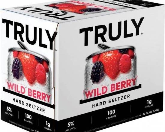 Order Truly Wild Berry - 6 Pack Cans food online from Divine Wine and Spirits store, San Diego on bringmethat.com