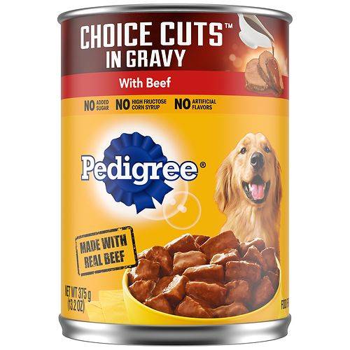 Order Pedigree Choice Cuts Canned Dog Food in Gravy - 13.2 oz food online from Walgreens store, Green Cove Springs on bringmethat.com