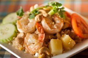 Order Pineapple Fried Rice food online from Thai Rod Dee store, Layton on bringmethat.com