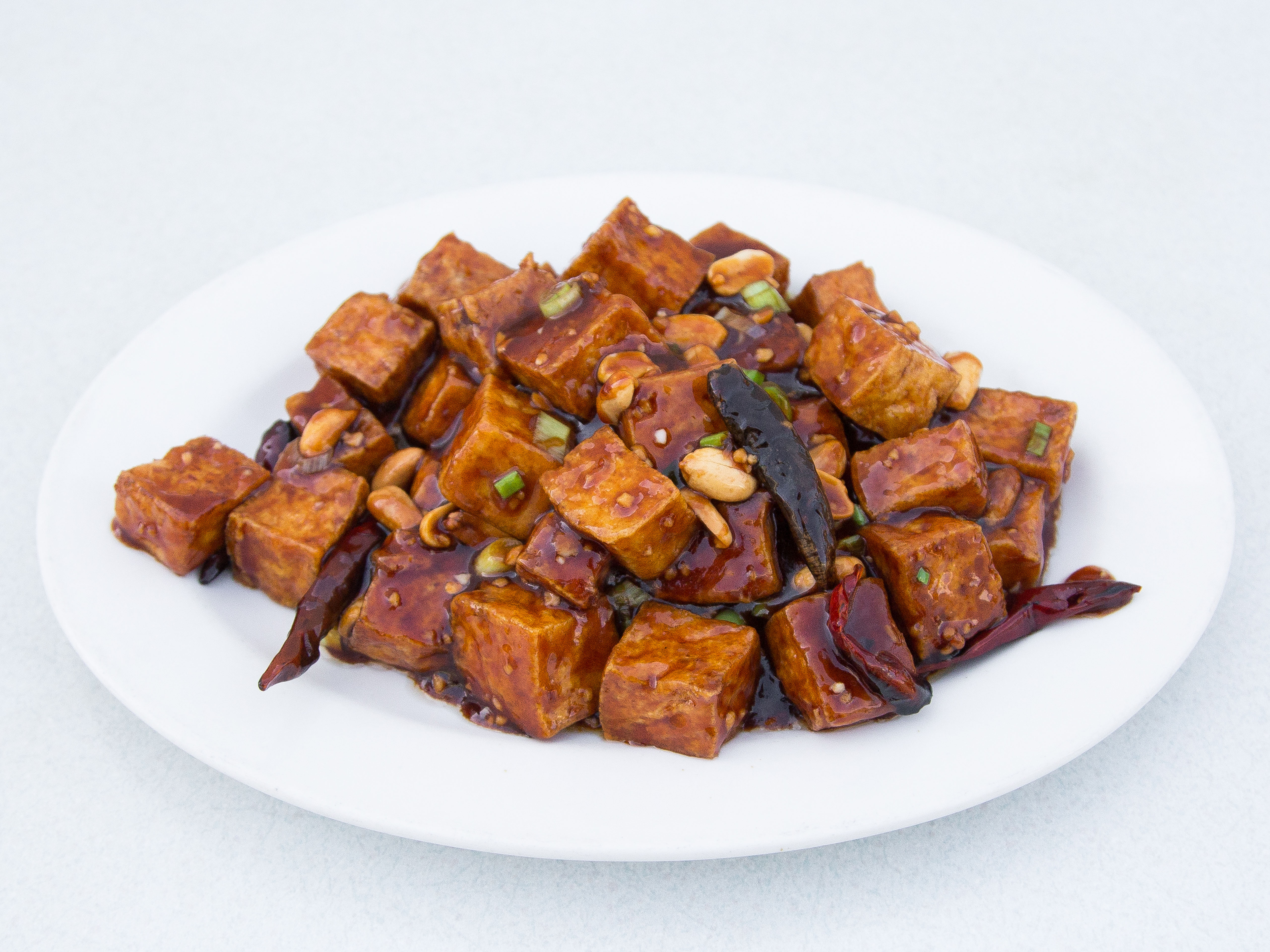 Order 79. Kung Pao Tofu food online from SzeChwan Inn Chinese Restaurant store, Canoga Park on bringmethat.com