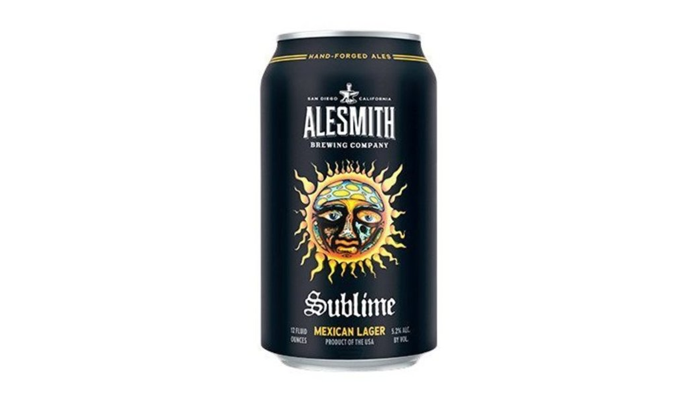 Order Alesmith Brewing Co. Sublime Mexican Lager 19.2oz Can food online from Village Commons Liquor store, Camarillo on bringmethat.com