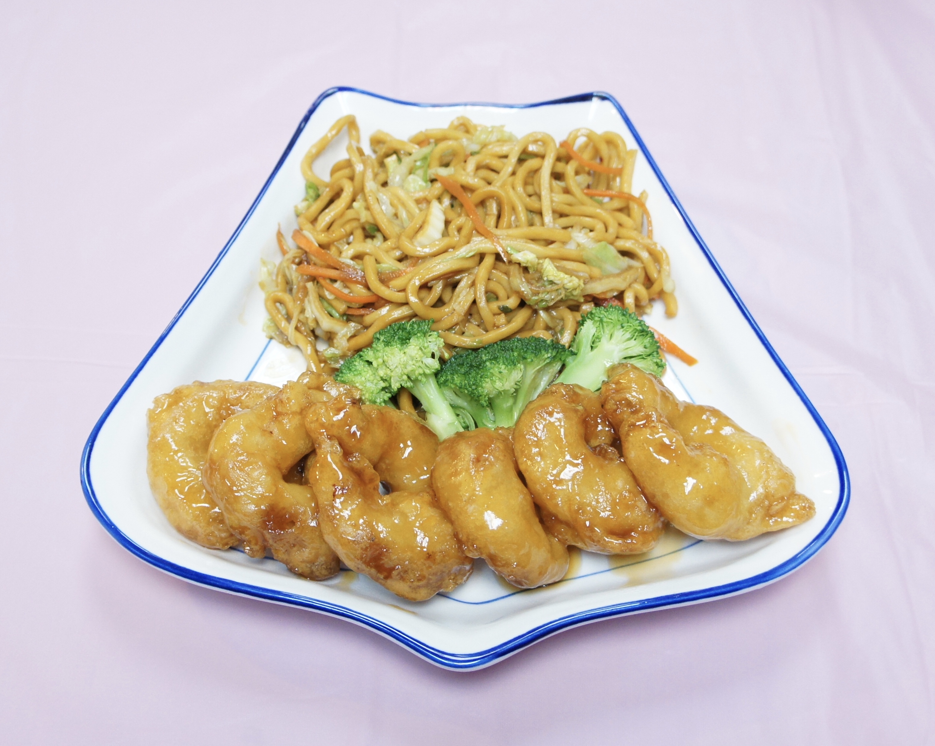 Order Honey Shrimp with Lo Mein food online from Zhengs China Express store, Randallstown on bringmethat.com