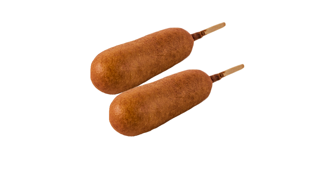 Order 24. Two Corn Dogs food online from Frosty King store, Modesto on bringmethat.com