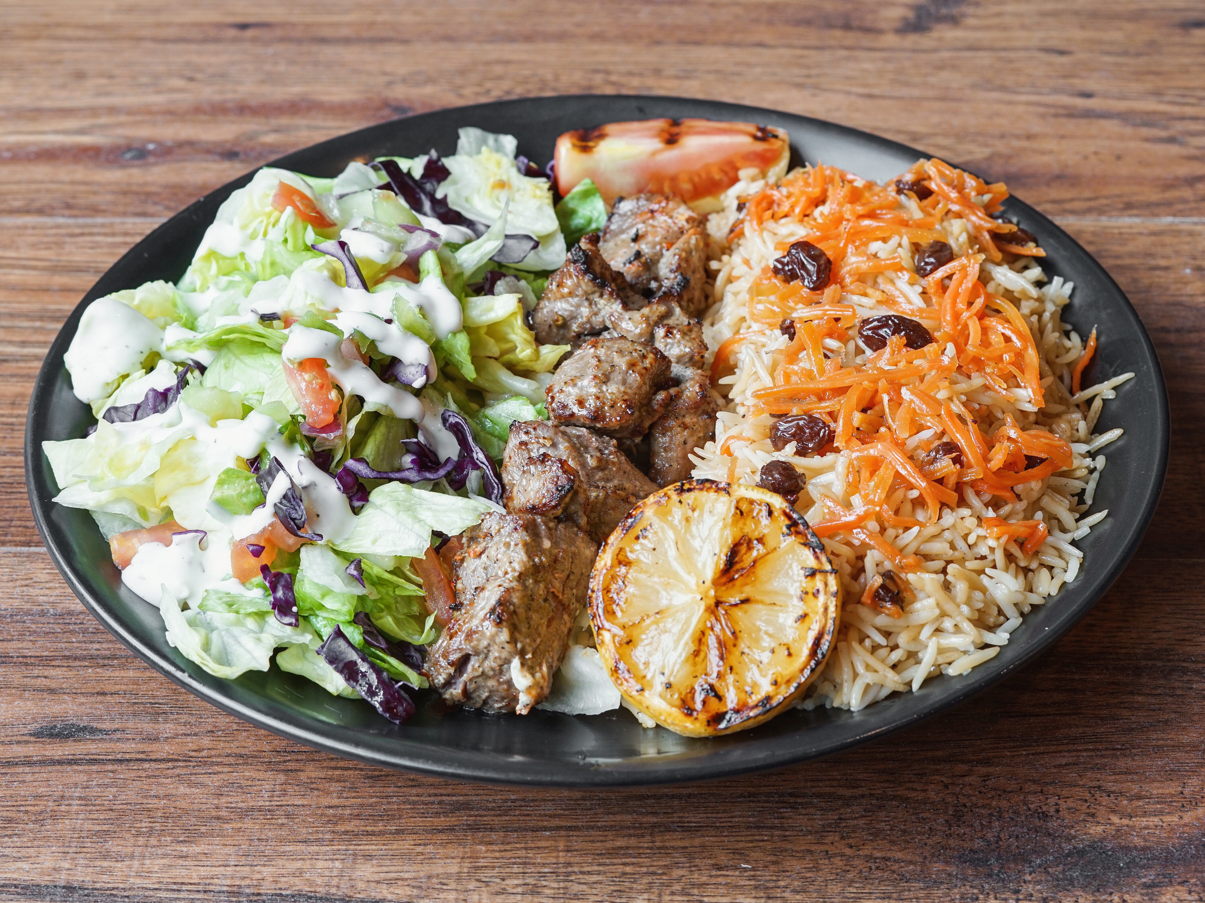Order Lamb Kabob food online from The Kabul Fresh Grill store, Baltimore on bringmethat.com