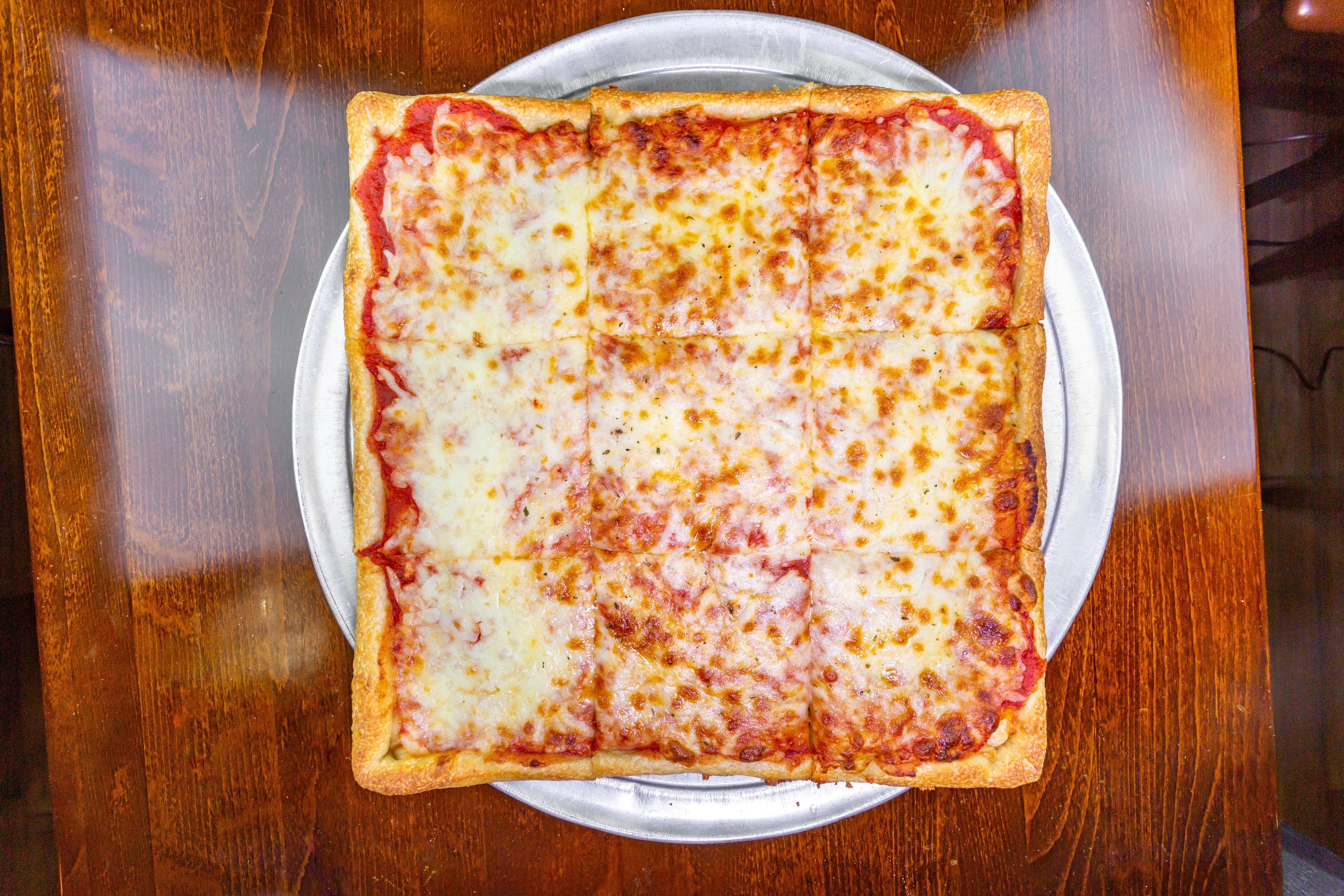 Order Grandma Cheese Pizza - Large 18" food online from Zio's Pizza store, Allentown on bringmethat.com